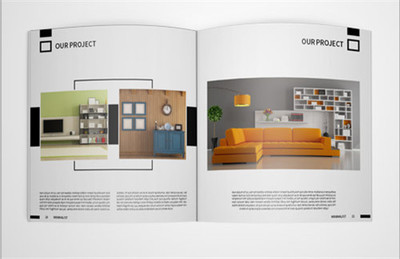 建筑装饰公司企业画册设计印刷